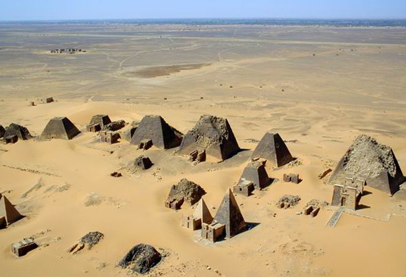 Nubian pyramids, Sudan